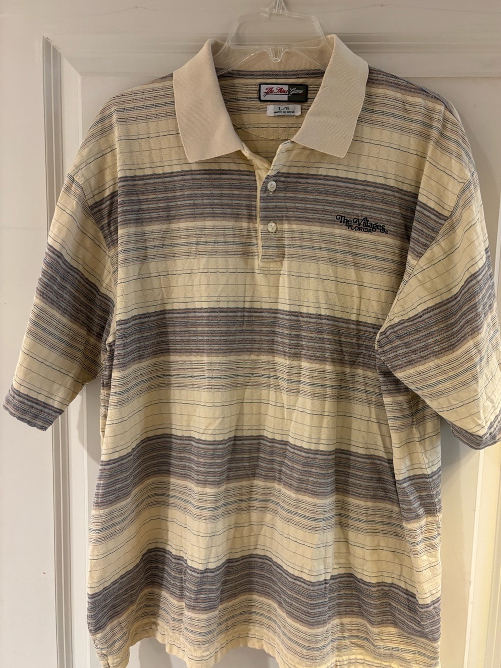 Vintage ‘90’s The Skins Game Brand With Florida’s The Villages Polo Large EUC